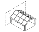 Тип 3: Двухскатная крыша 